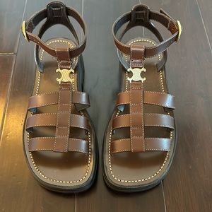 Unworn Celine Triomphe Gladiator Sandal